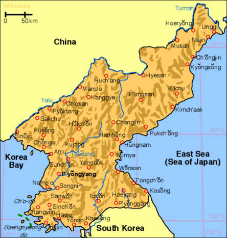 Korea_north_map